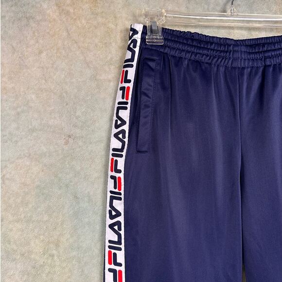 Fila Pierre Cardin Track Pants Womens Sz S Navy Blue Urban Outfitters Logo - Picture 5 of 8